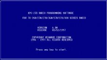 KPG-27D对讲机写频软件
